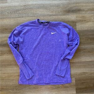Nike Purple Long Sleeve running shirt M